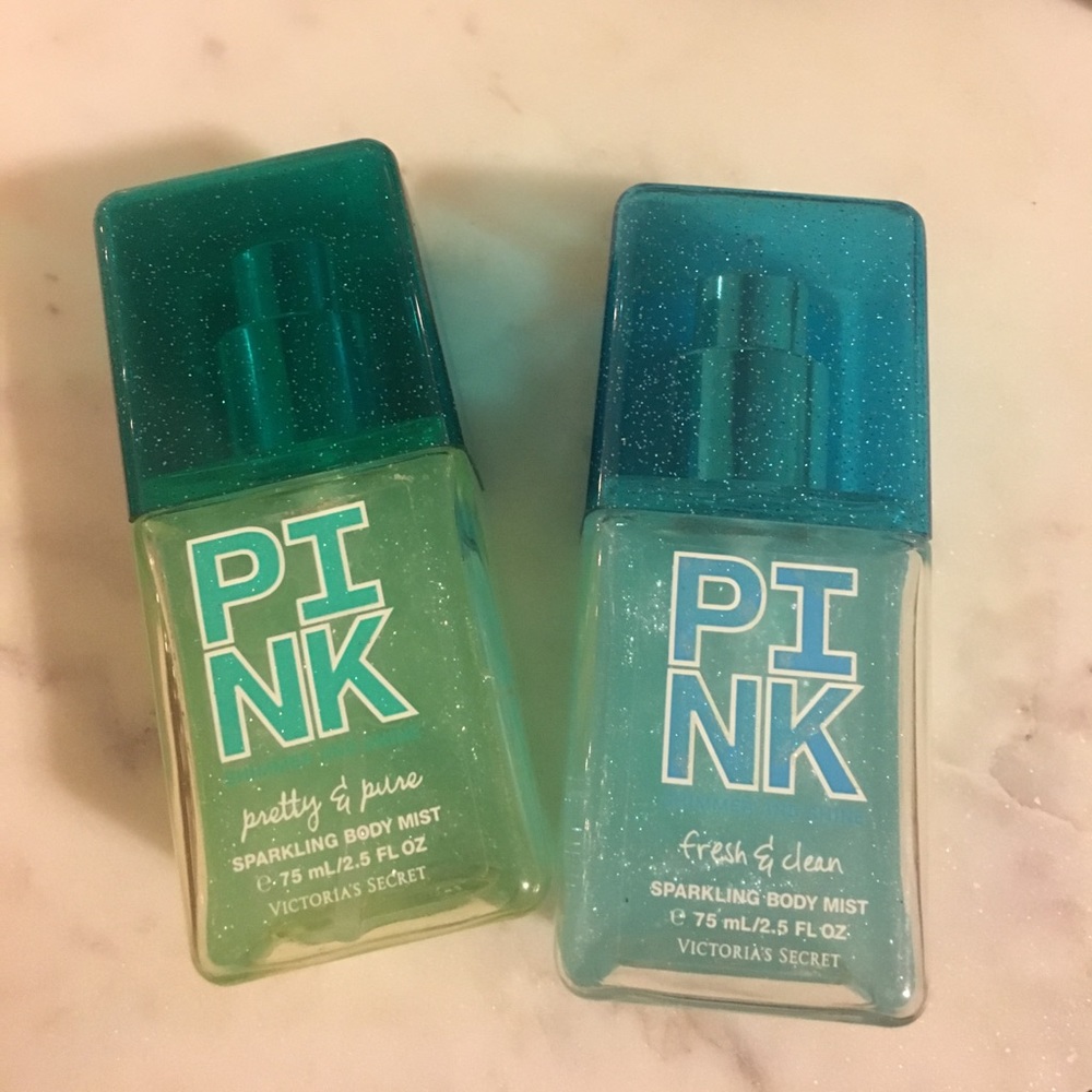 PINK mini sparkling body mists
