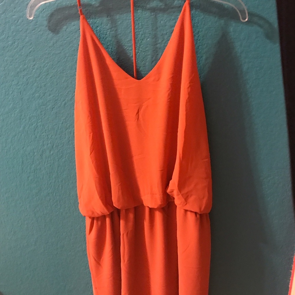 Orange/ burnt orange dress