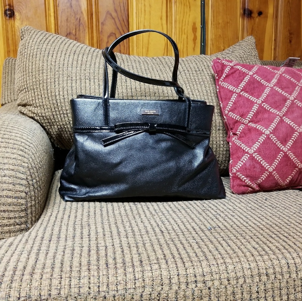 Kate Spade Black Leather Tote