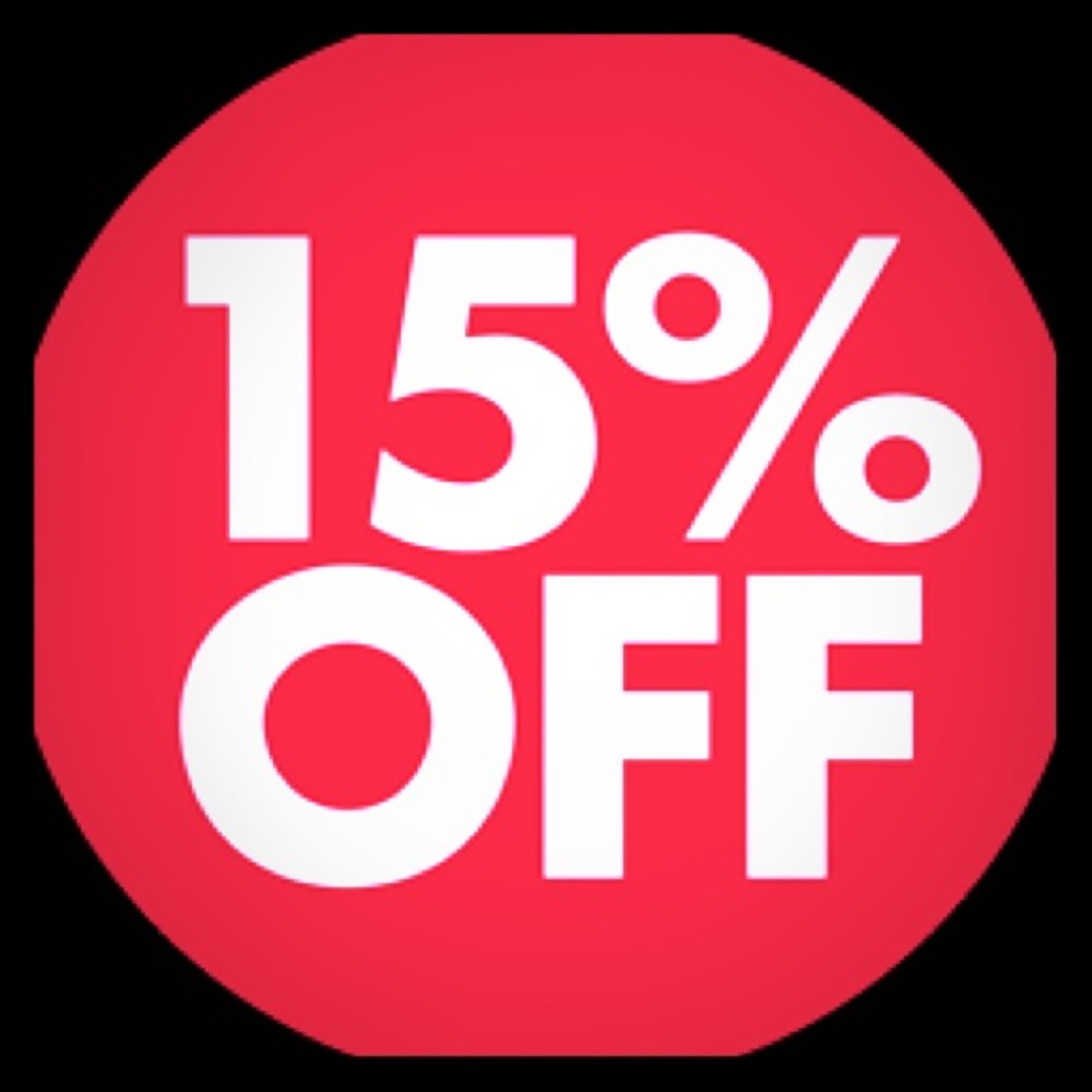 15% off 2 item bundle !!!!