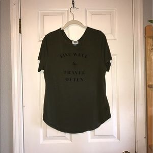 "Live Well & Travel Often" Tee
