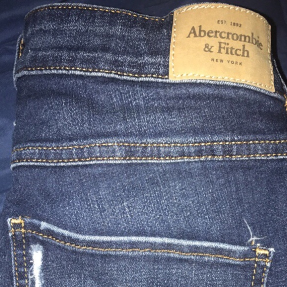 Abercrombie and fitch skinny jeans high waisted