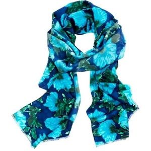 JCrew Silk & Cotton Blend Scarf