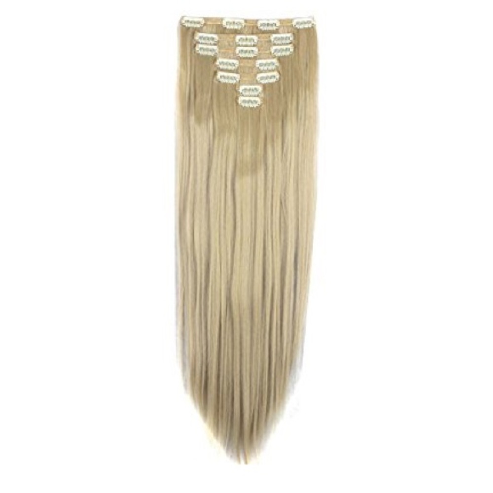 Ash Blonde Straight 23inches Hair Extensions