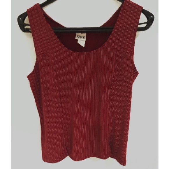 Retro Red Small Striped Top - Picture 1 of 2