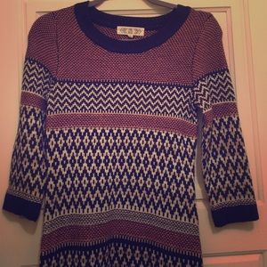 Sweater dress.