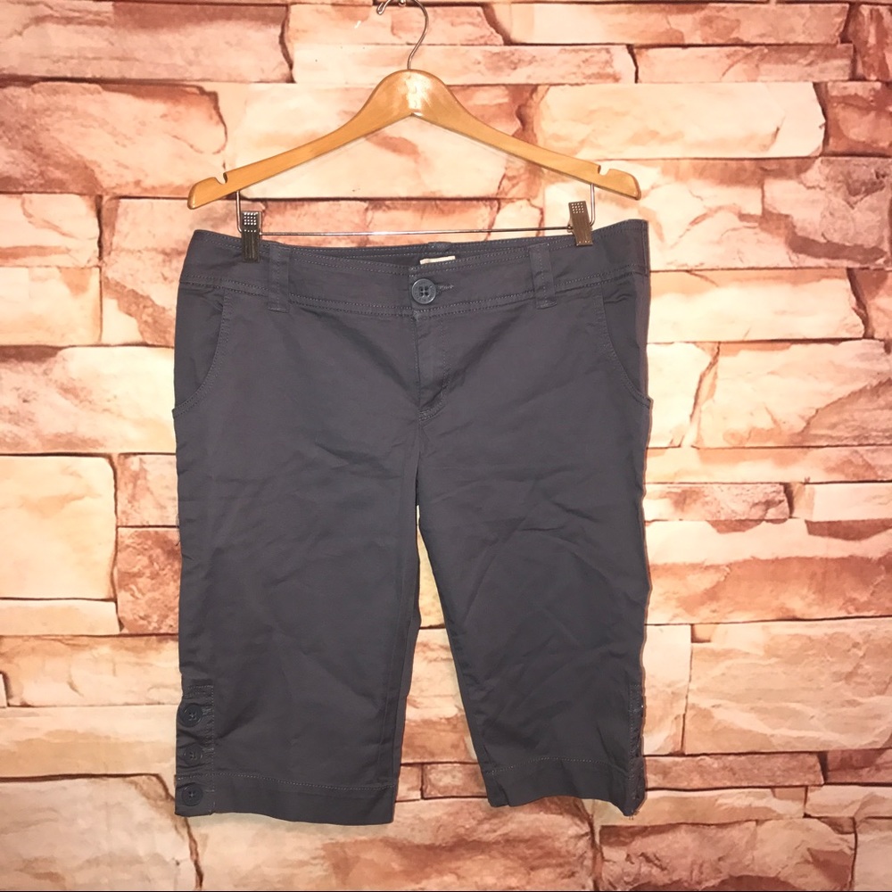 Juniors Mossimo Bermuda Gray Shorts 15