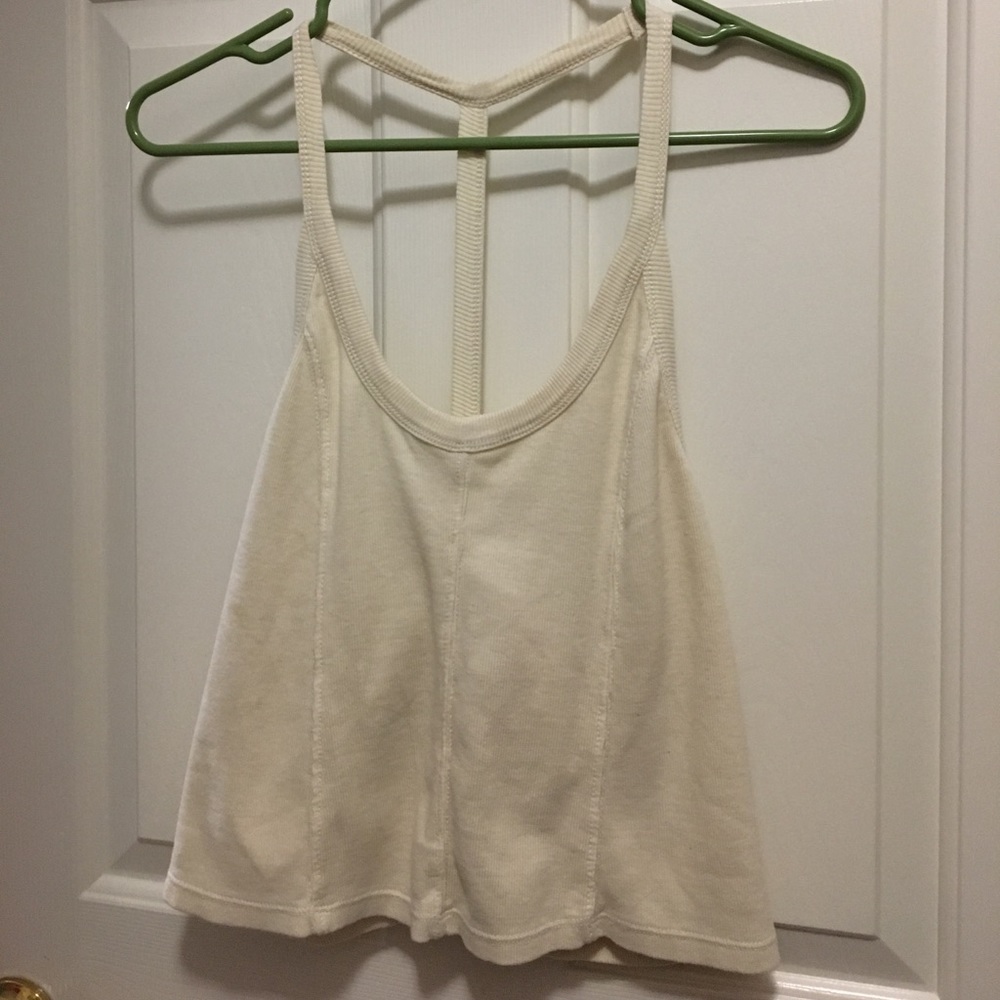 Ribbed Ivory Tank