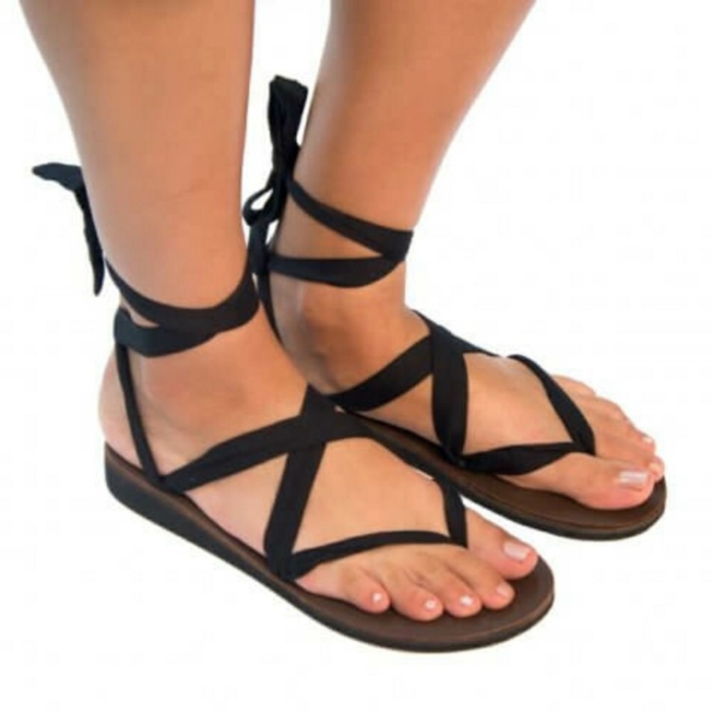Sseko ribbon sandals