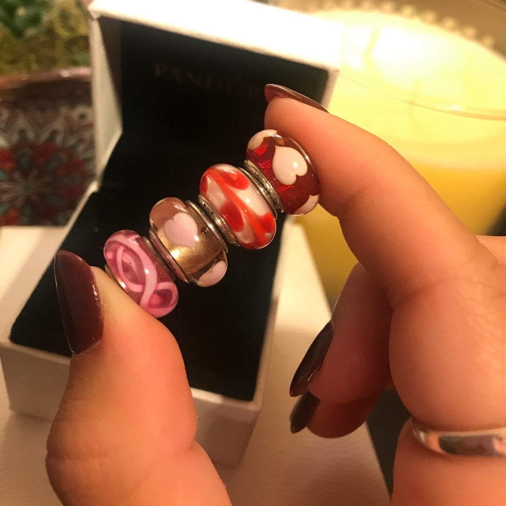 Authentic Pandora Bead Set of 4!