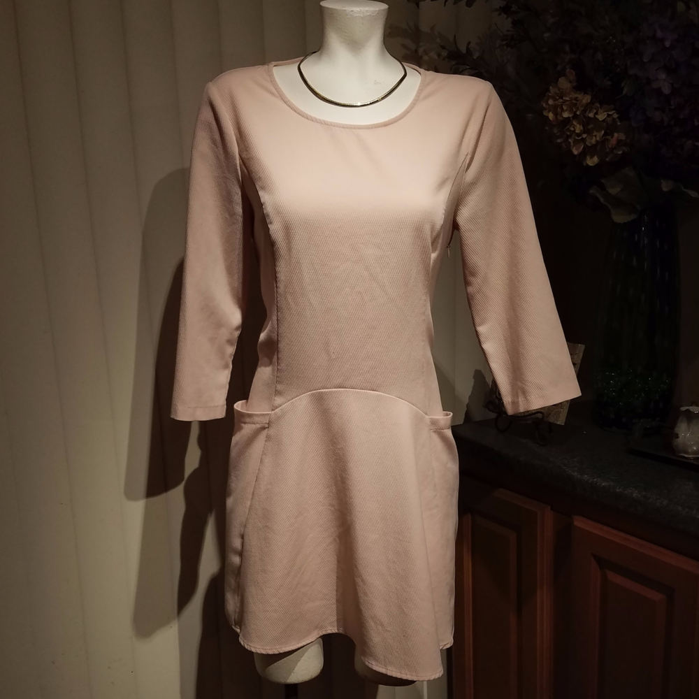 Forever 21 Long Sleeved Pink Dress