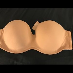 VS bra - body by Victoria strapless bra - 36D