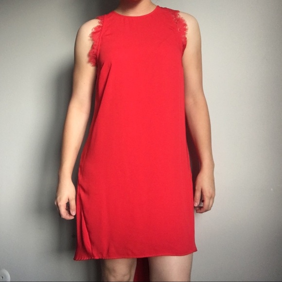 H&M Dresses & Skirts - Red High Low Dress