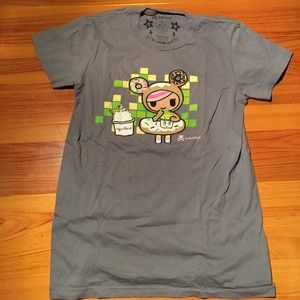 Tokidoki X yogurt land grey shirt
