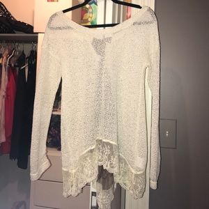 Cream sweater