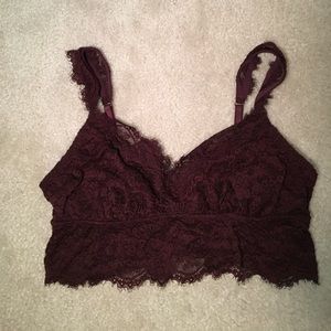 Burgundy Bralette