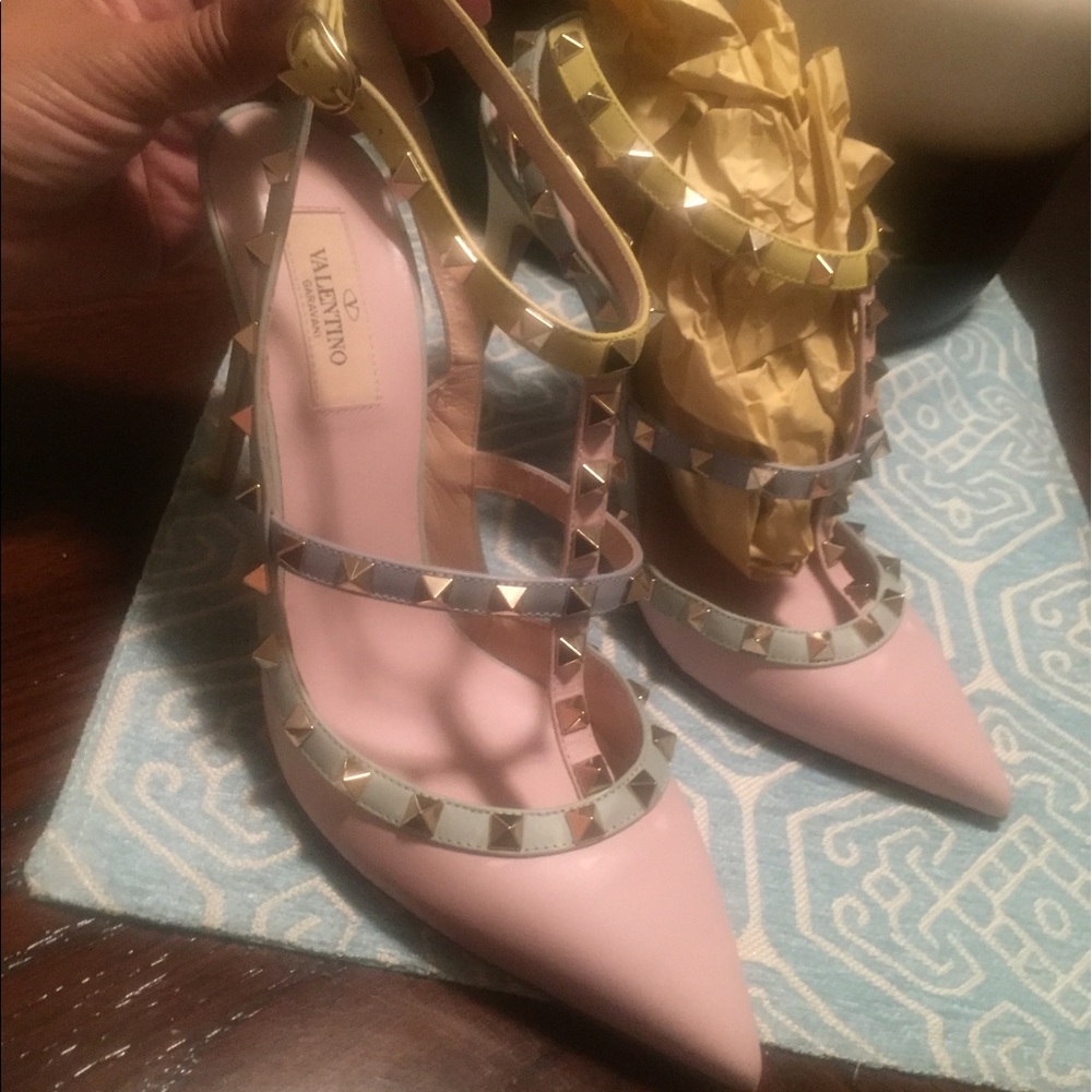 Valentino rock stubs multiple colors heels