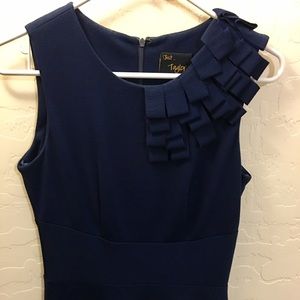 Just...Taylor fitted dark blue size 2 dress