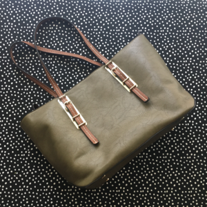 Olive Green Simply Noelle Tote NWOT