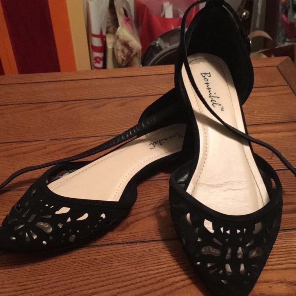 Ankle strap flats