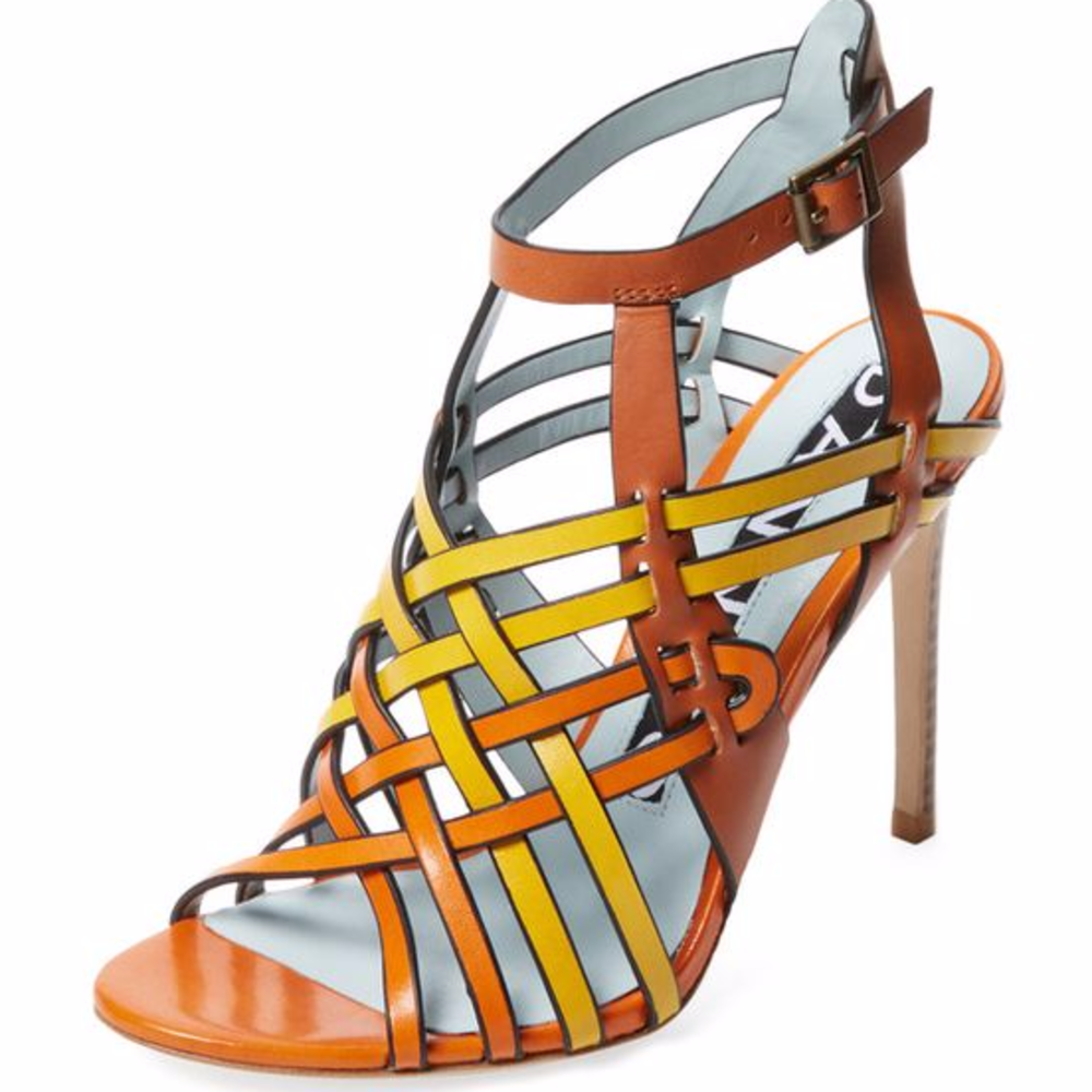 DANNIJO Women's Dian Strappy Leather Sandal