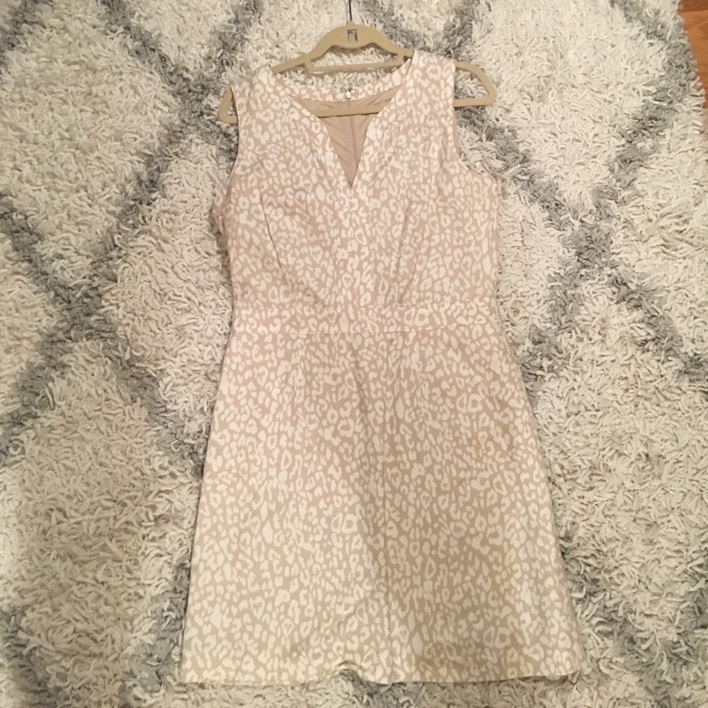 Animal print sleeveless dress