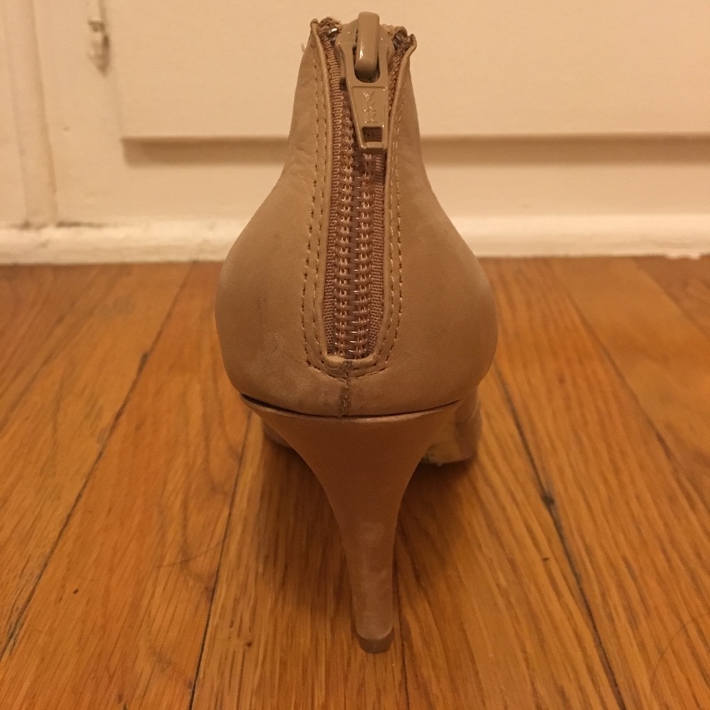 Aldo Tan Peep Toe Cut-Out Heels - Picture 4 of 4
