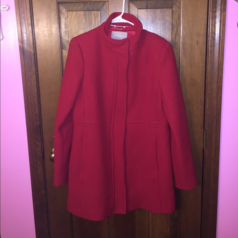 BANANA REPUBLIC RED WINTER JACKET