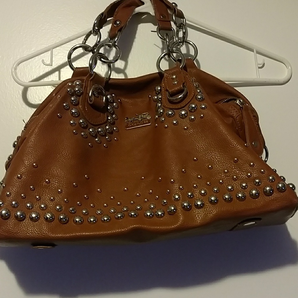 Brown coach purse
