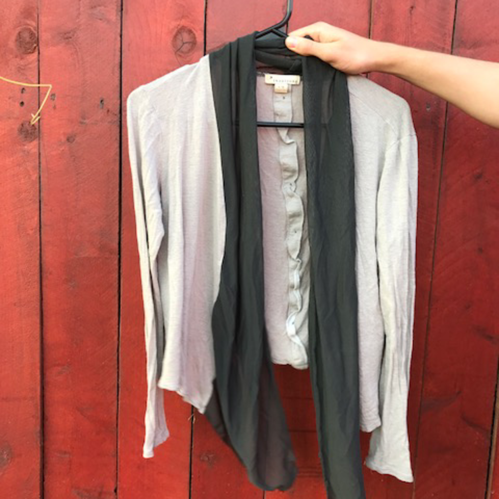 button down backed cardigan