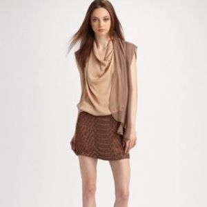 Haute Hippie Beaded Mini Skirt