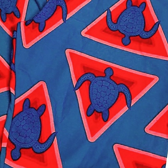 Lularoe HTF TC Sea Turtle Sea Turtles Blue - Picture 1 of 2