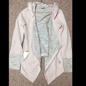 Colorful stitched cardigan