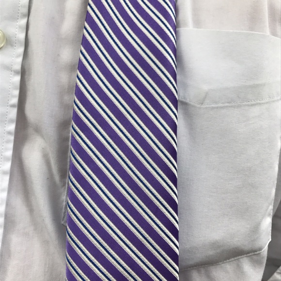 Purple striped chaps by Ralph Lauren tie - Picture 3 of 3