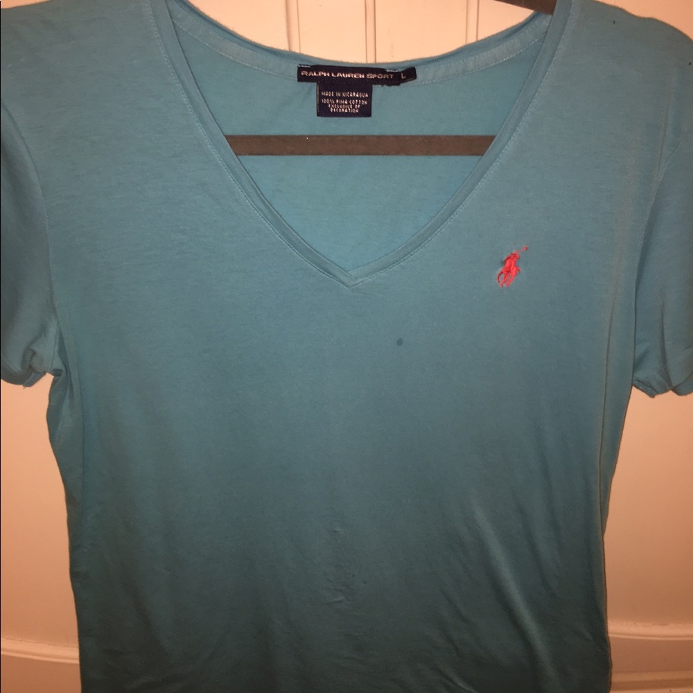 Ralph Lauren v-neck: youth large