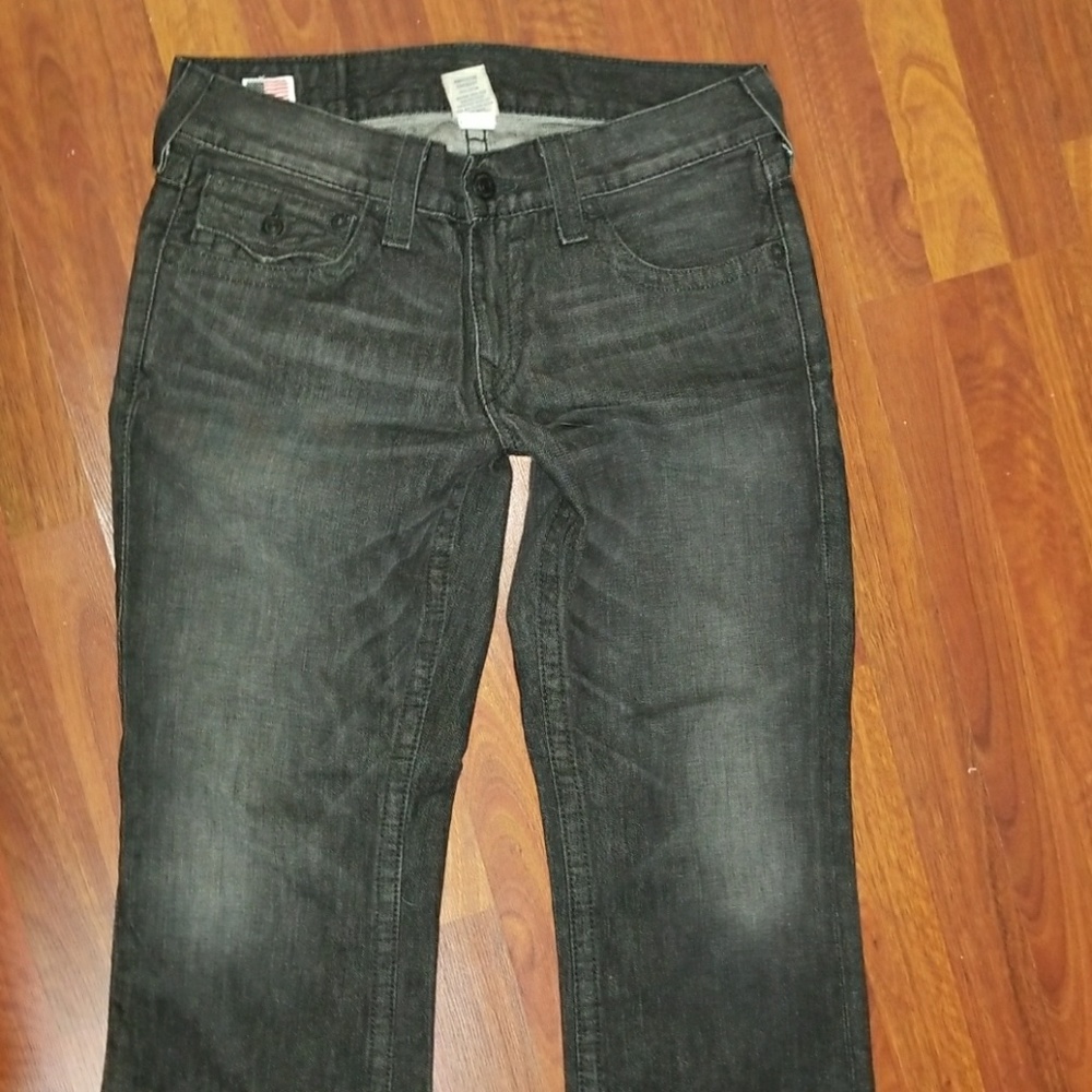 Black true religion jeans