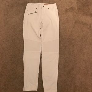 White Moto jeggings. Worn once.