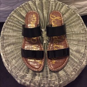 Sam Edelman Double Band Leather Slides