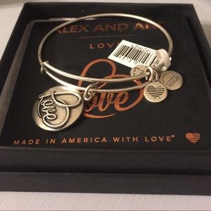 Alex & Ani "Love" Bracelet (NWT)
