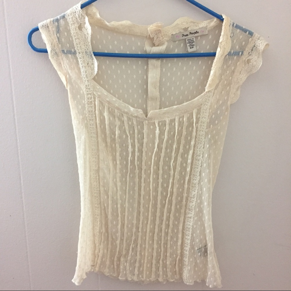 Free people lace cami top