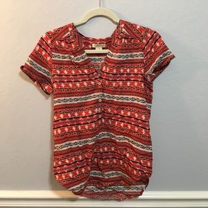 Lucky Brand tribal print shirt