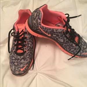 Nike frees leopard print worn once