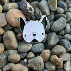 French bulldog enamel pin