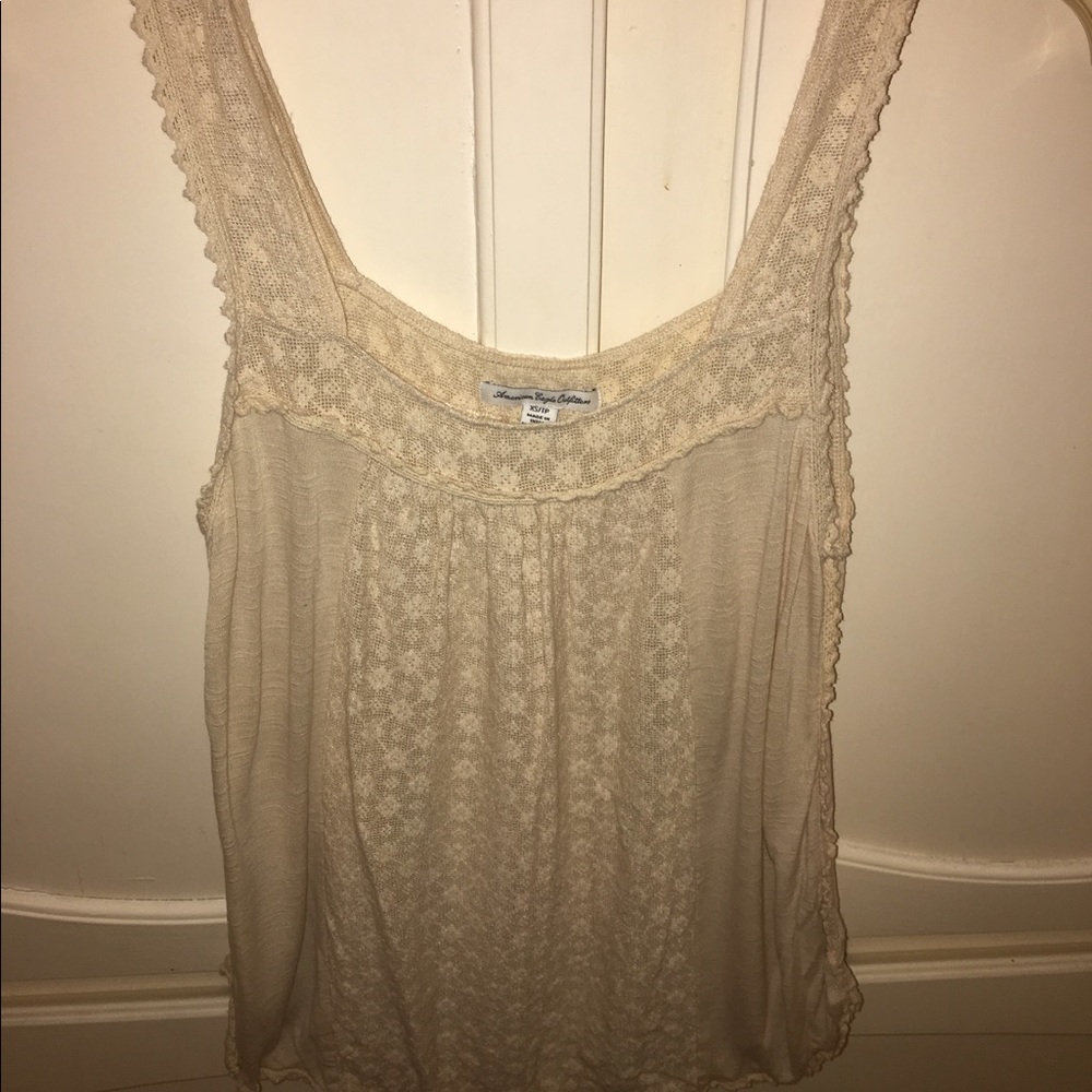 Cream tank top