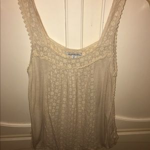 Cream tank top