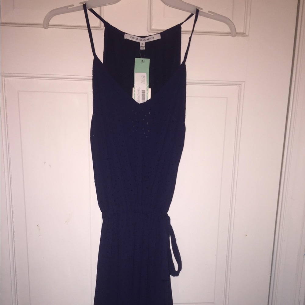 NWT Navy Dress Adjustable