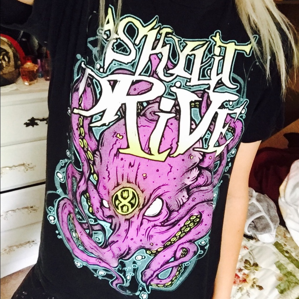 A skylit drive octopus shirt