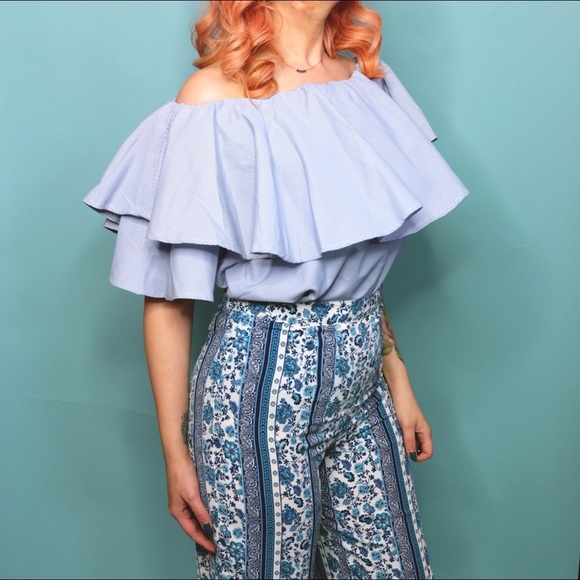 Tops - Off the Shoulder Ruffle Top Tops - Off the Shoulder Ruffle Top