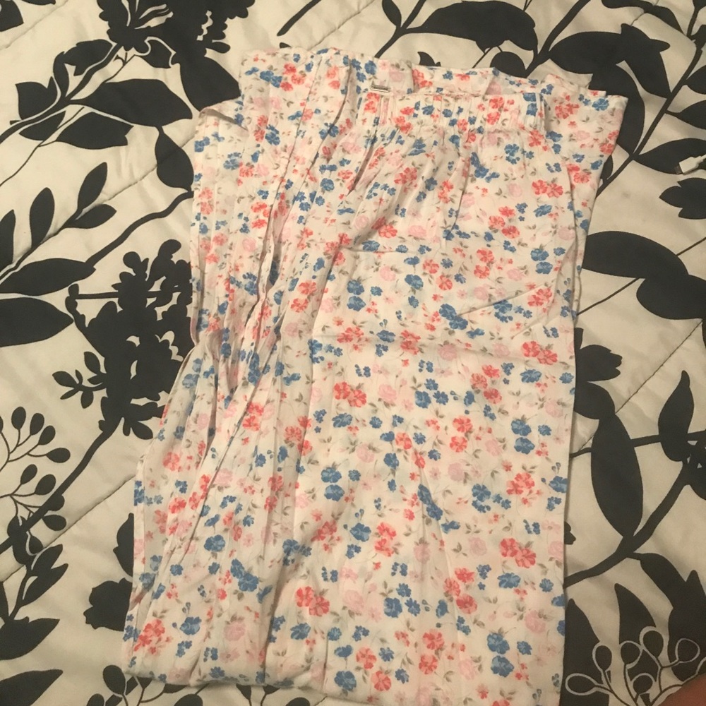 floral maxi skirt