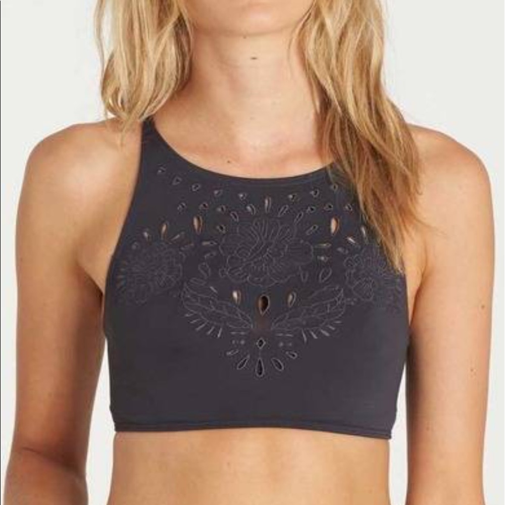 High neck bikini top